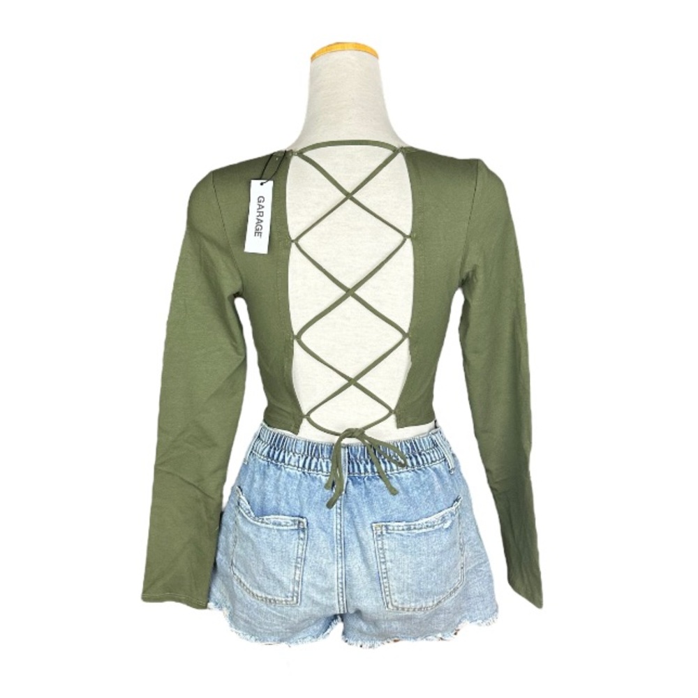 NWT GARAGE laced back long sleeved tee | size Med | multiple available